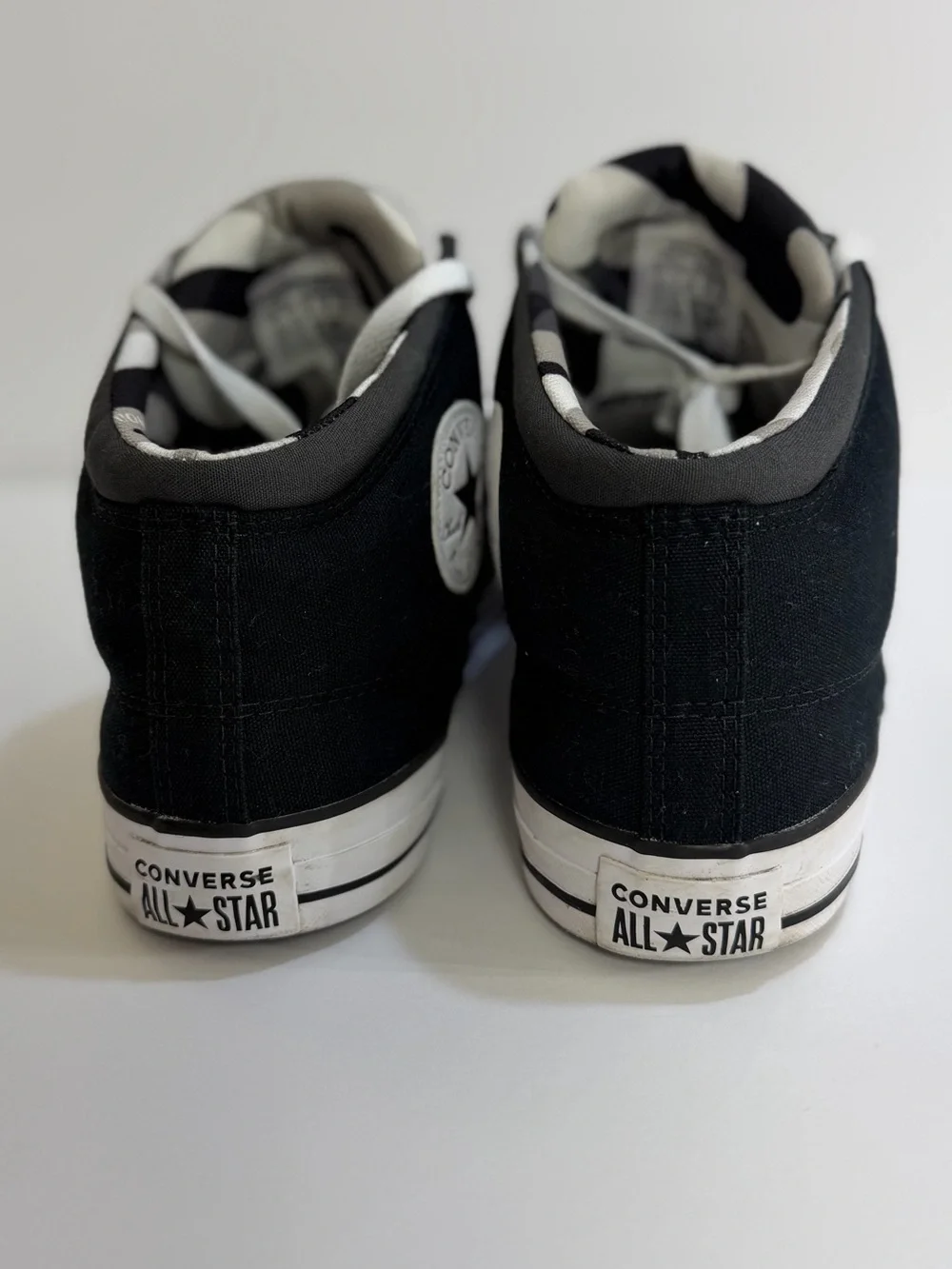 Converse All Star High Top Sneakers Black White Men’s Size 13 Canvas Lace Up